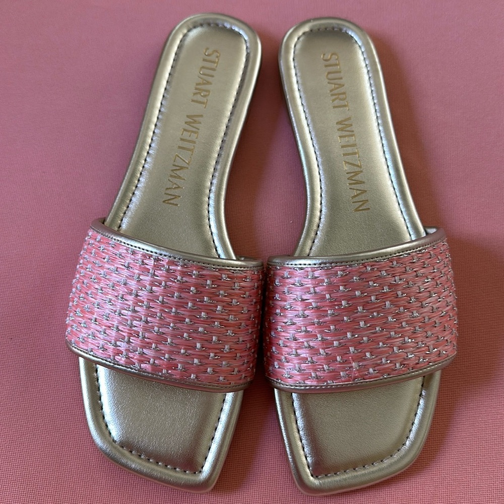 New Stuart Weitzman Sandals.  India Pink. Size 8.